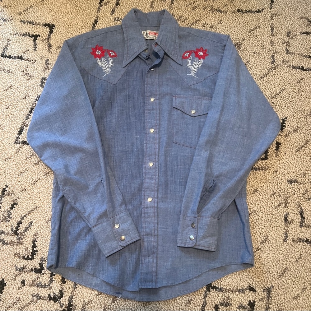 Vintage Western Pearl Snap Shirt
